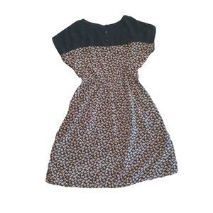 Romey Size Extra Small XS Short Sleeveless Summer Dress Floral Print Button